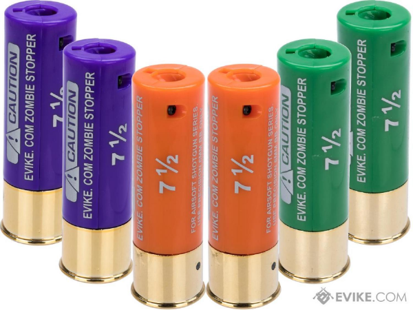 AIRSOFT SHOTGUN SHELL ZOMBIE STOPPER 6'LI SET MG-S01X12