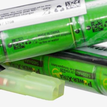 Power Xtra Airsoft Nimh Pil 9.6v 1400Mah Nunchuck