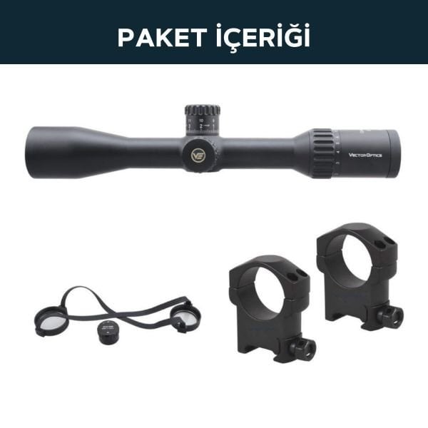 Vector Optics CONTINENTAL X8 2-16X44 SFP ED TACTICAL Tüfek Dürbünü SCOM-T39