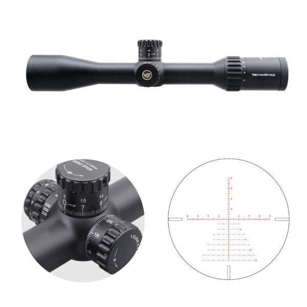 Vector Optics CONTINENTAL X8 2-16X44 SFP ED TACTICAL Tüfek Dürbünü SCOM-T39