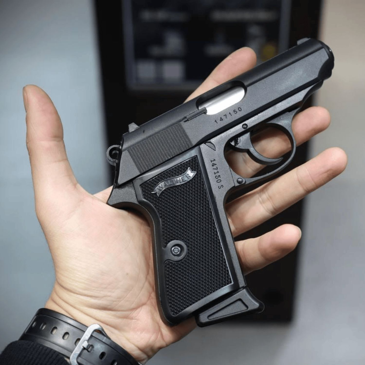 VFC WALTHER PPK/S GBB Metal Airsoft Tabanca - Siyah