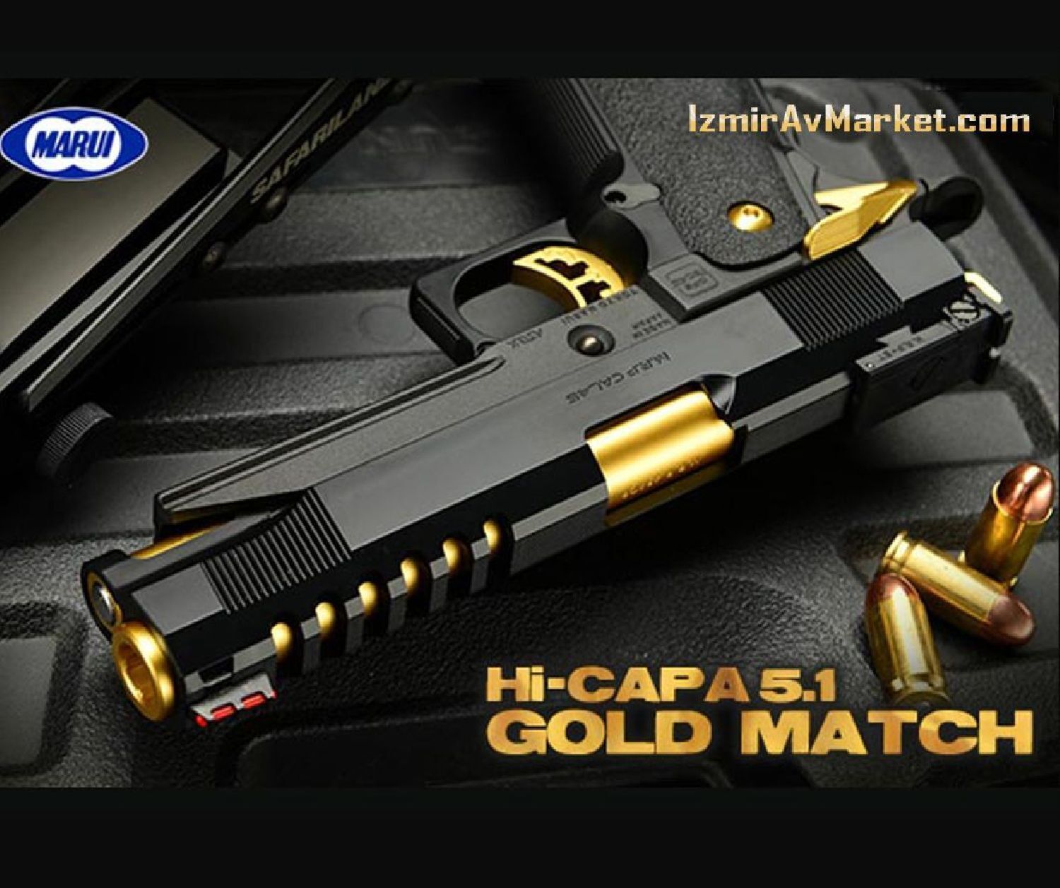 東京マルイ HI-CAPA 5.1 GOLD Match Tokyo Marui Gold Match HI-CAPA 5.1 GBB Airsoft Tabanca | TOKYO