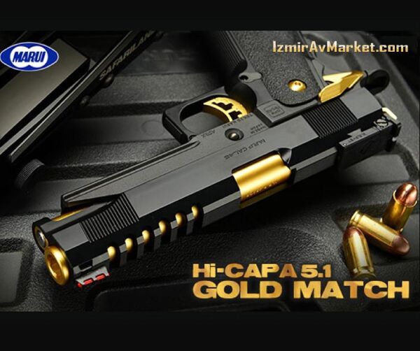 Tokyo Marui Gold Match HI-CAPA 5.1 GBB Airsoft Tabanca