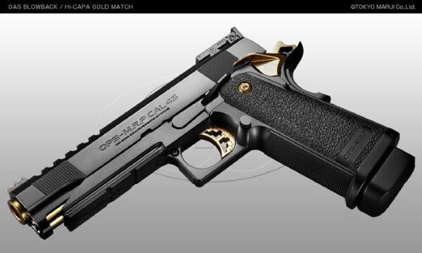 Tokyo Marui Gold Match HI-CAPA 5.1 GBB Airsoft Tabanca