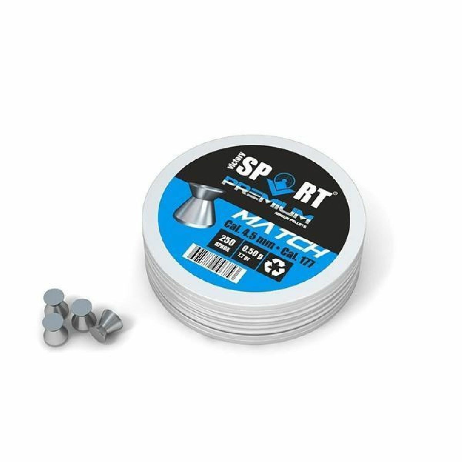 VICTORY SPORT Premium Match 4.5mm Havalı Saçma 0.50g 7.7gr