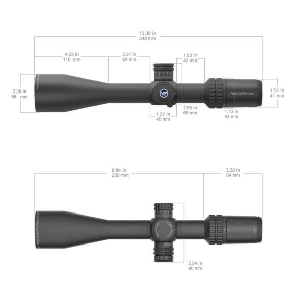 Vector Optics ORION PRO MAX 6-24X50 FFP Tüfek Dürbünü SCFF-44