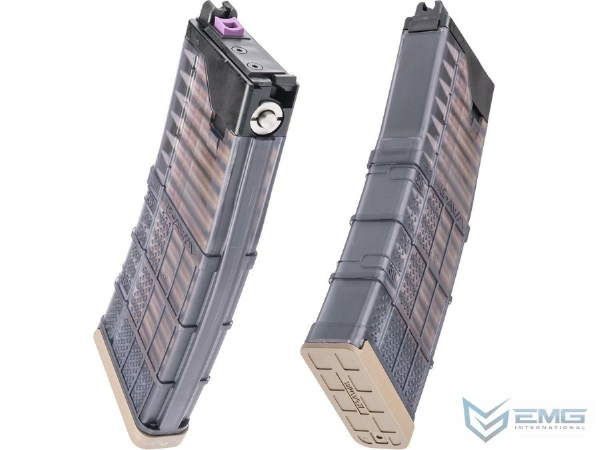 CYMA GBB 30BB AIRSOFT ŞARJÖR EMG LANCER SYSTEMS L5AWM AIRSOFT MERMI GORUNUMLU TAN