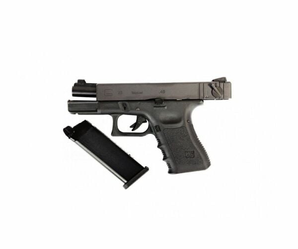 WE Glock23 G23 Gen3 AUTO GBB Airsoft Tabanca - Siyah