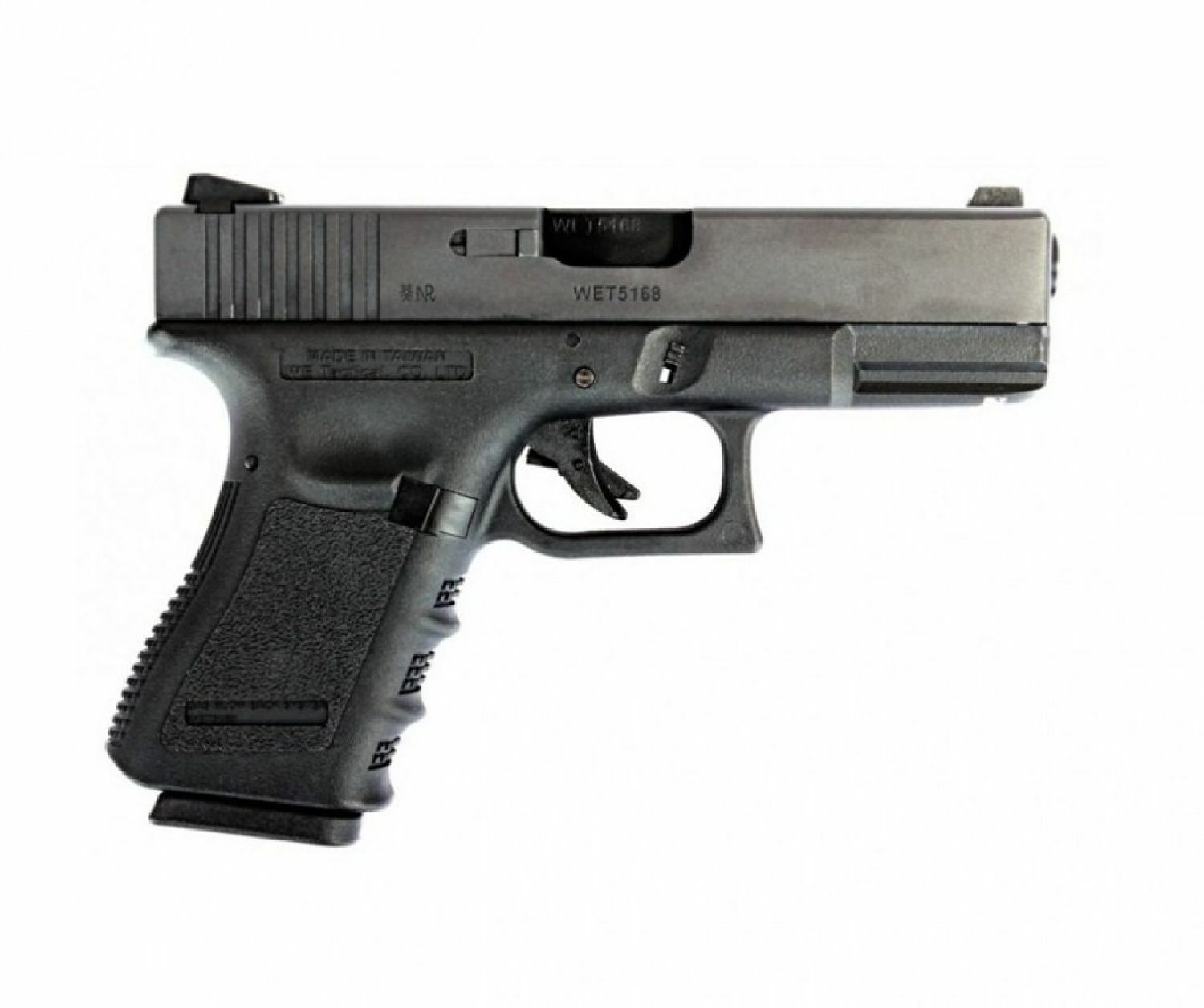 WE Glock23 G23 Gen3 AUTO GBB Airsoft Tabanca - Siyah