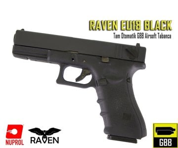 RAVEN Glock G18 GBB Airsoft Tabanca FULL AUTO ATIŞ