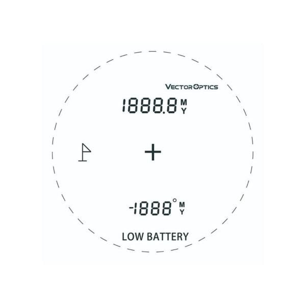 Vector Optics PARAGON 6X25 GEN2 1800M. MESAFE ÖLÇER Range Finder 2000yrds