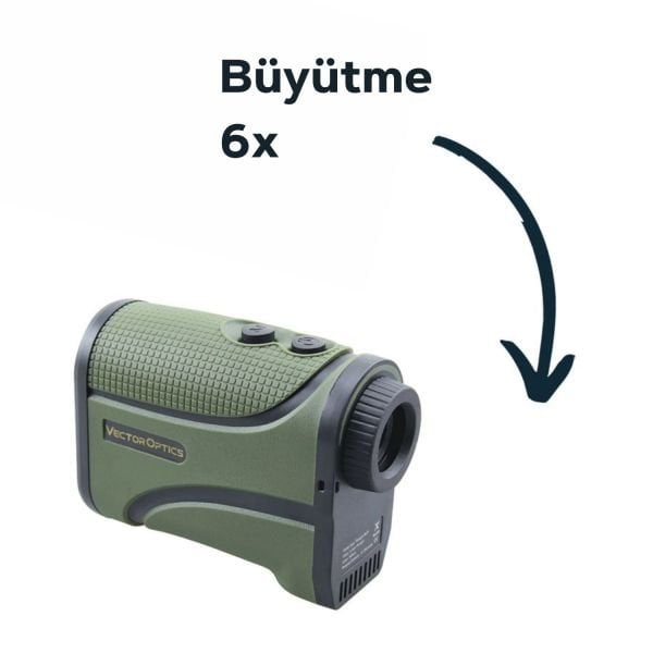 Vector Optics PARAGON 6X25 GEN2 1800METRE MESAFE ÖLÇER Range Finder 2000yrds