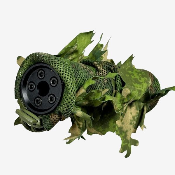 KMCS Suppressor Cover 3D Yapraklı Susturucu Kamuflaj Kılıfı  - Yeşil