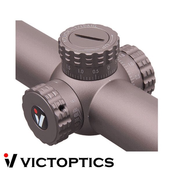 Victoptics S4 6-24X50 SFP COYOTE FDE PARALAKS TEKERLI Tüfek Dürbünü OPSL-27