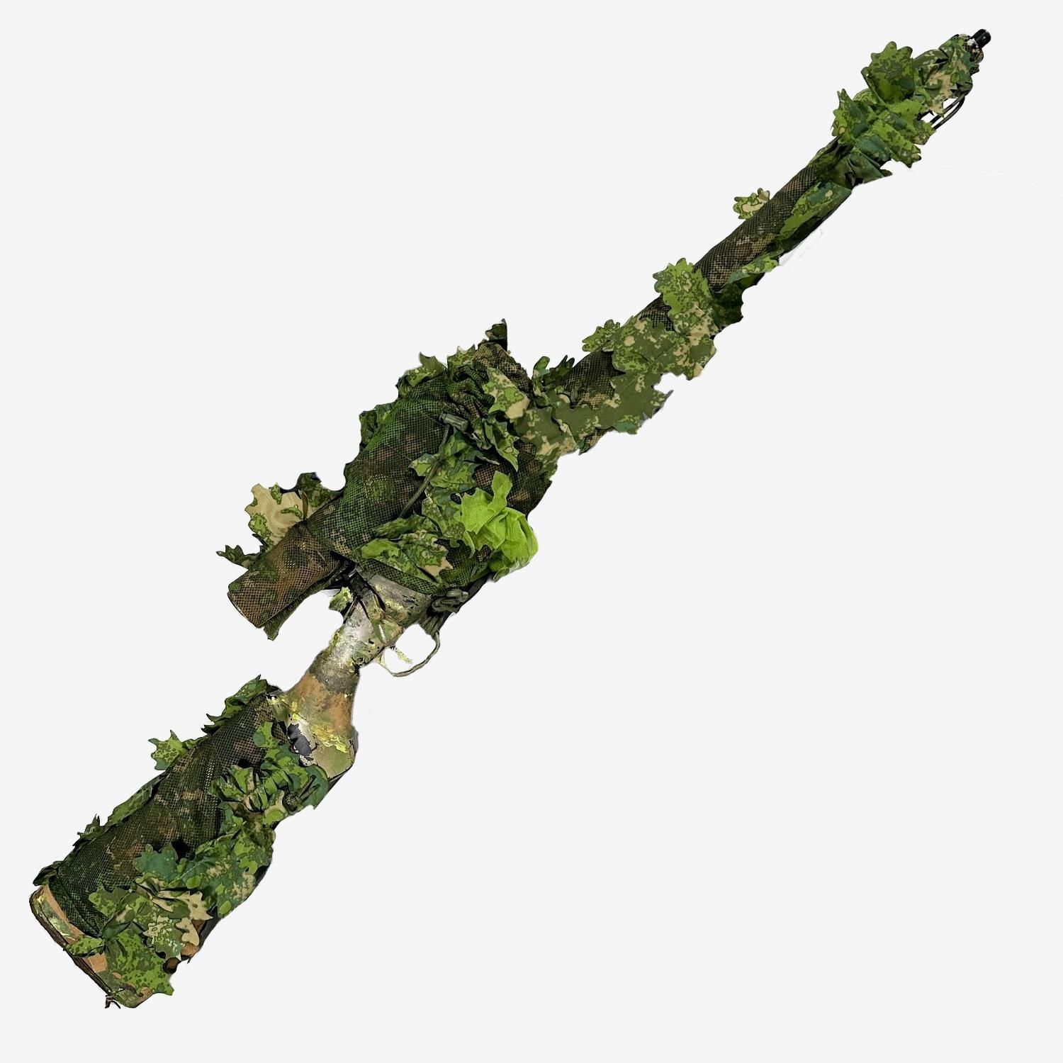 KMCS Rifle Wrap (VSR-10) 3D Yapraklı Tüfek Kamuflaj Kılıfı - Yeşil
