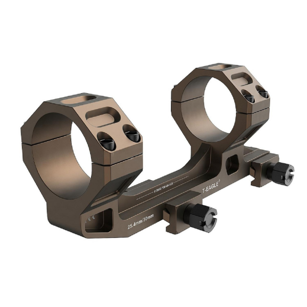 T-Eagle Y037 Tan Alçak Profil Tek Parça 30/25.4mm Picatinny Dürbün Montajı