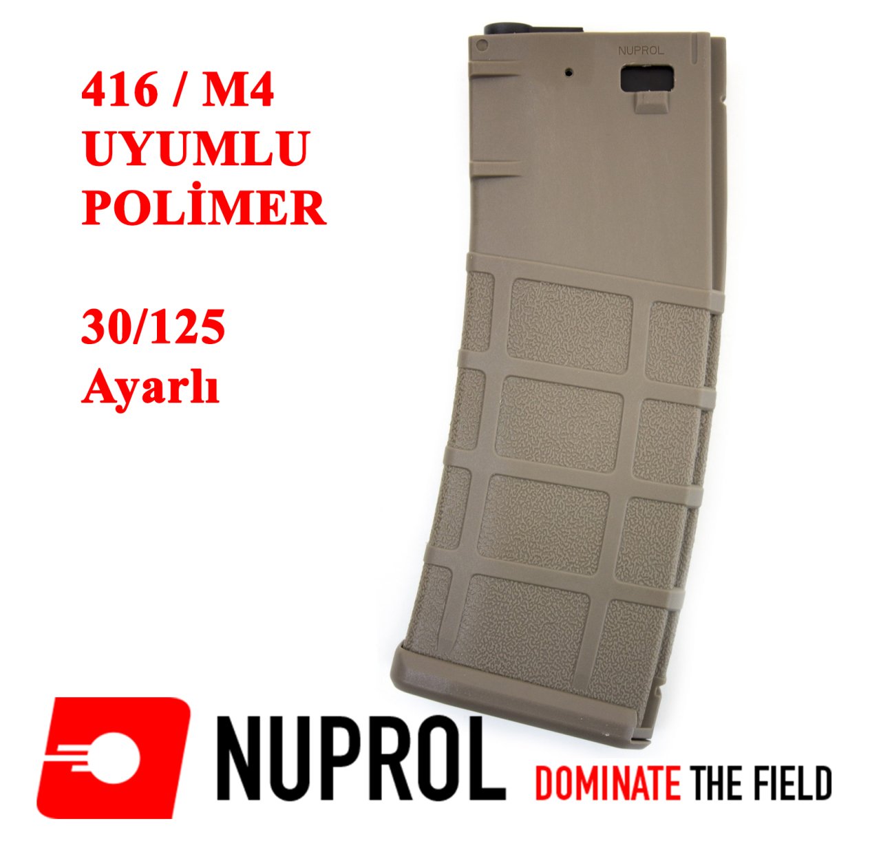 Nuprol 416 N mag 30/125BB AYARLI Mid Cap Polimer TAN