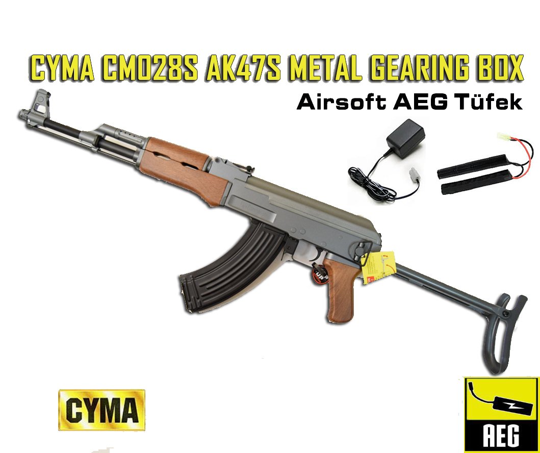 CYMA CM028S AK47S METAL GEARING BOX AEG AIRSOFT TÜFEK