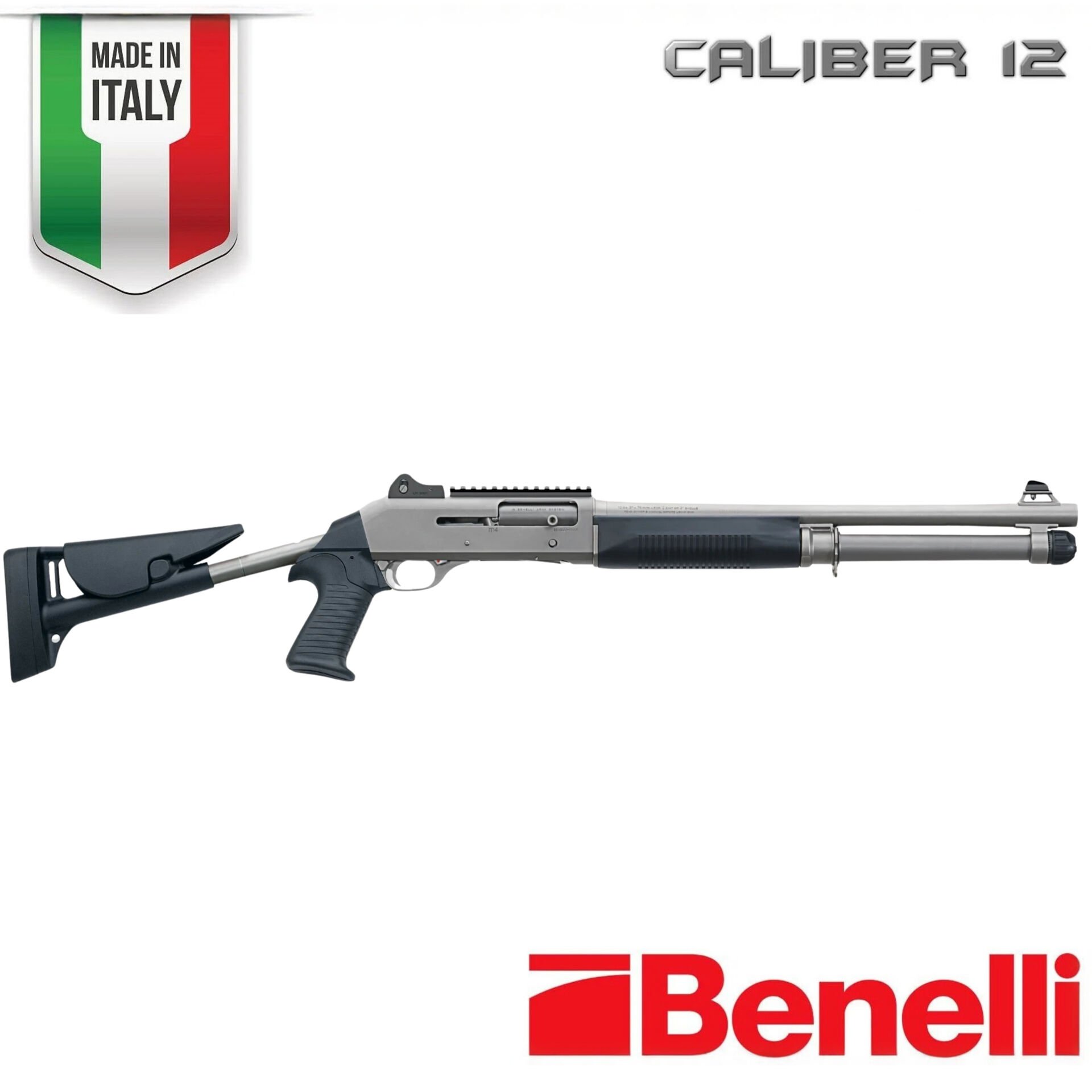 BENELLİ M4 CAMO CERAKOTE SILVER (GRİ) 47 CM. YARI OTOMATİK AV TÜFEĞİ