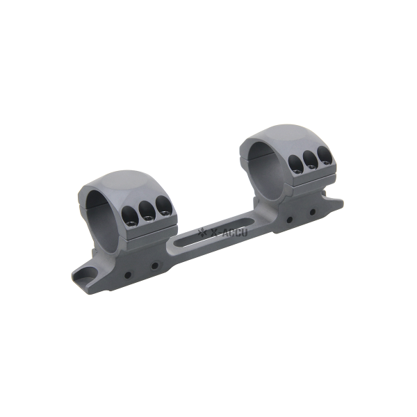 X-ACCU 30mm Medium Profil TEK PARCA SIYAH 11mm DOVETAIL Ray için Dürbün Ayağı XASR-3100