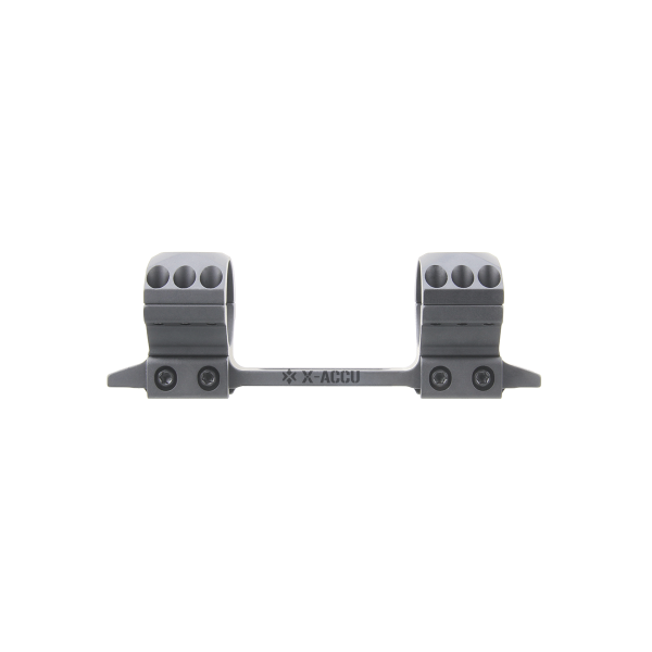 X-ACCU 30mm Medium Profil TEK PARCA SIYAH 11mm DOVETAIL Ray için Dürbün Ayağı XASR-3100