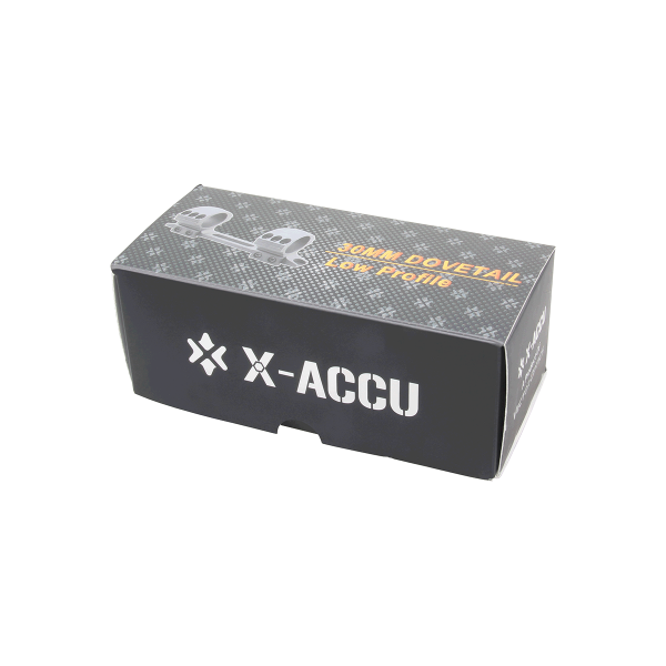 X-ACCU 30mm Medium Profil TEK PARCA SIYAH 11mm DOVETAIL Ray için Dürbün Ayağı XASR-3100