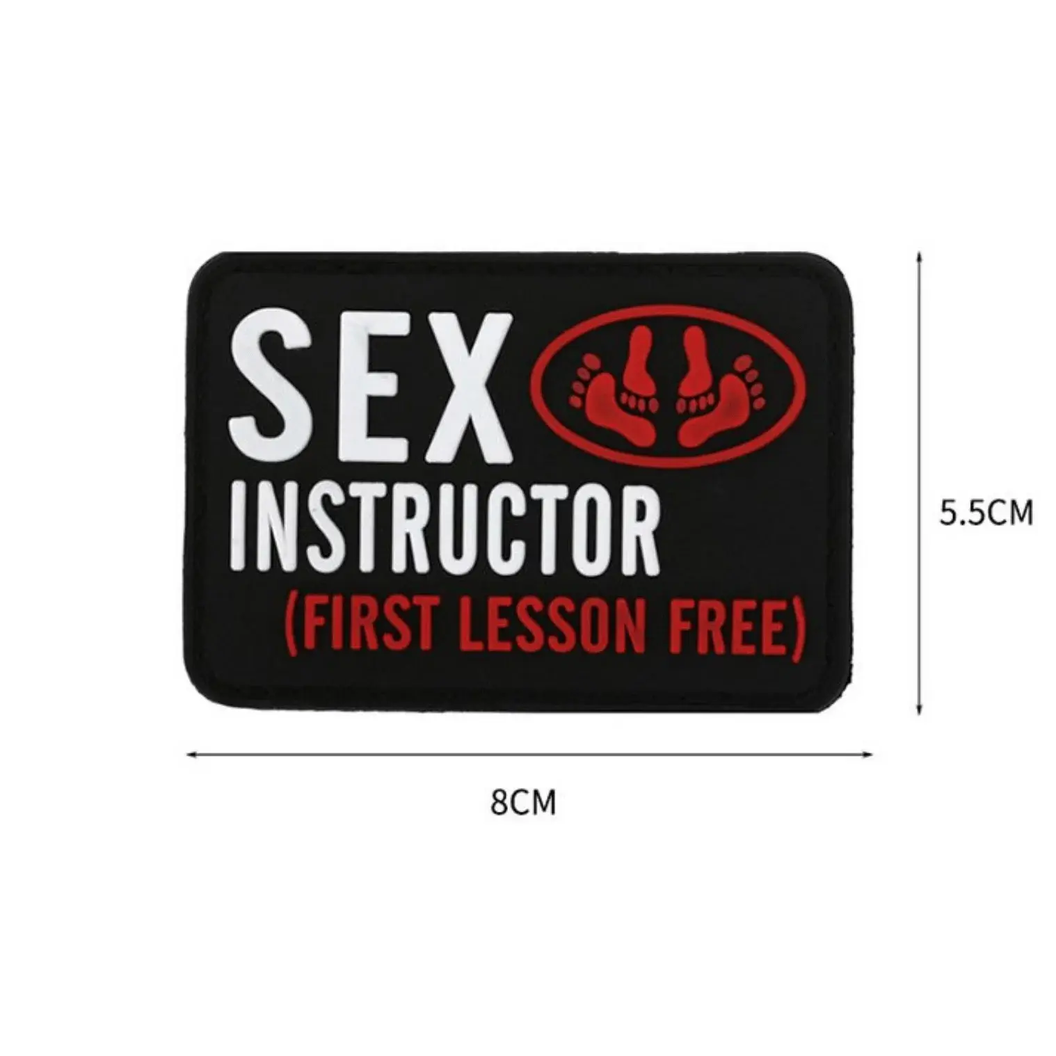 DA 3D PVC Patch SEX INSTRUCTOR First Lesson Free DA-NAS-322