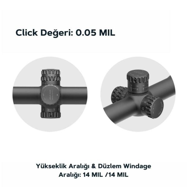 Vector Optics Continental X8 6-48×56ED SFP MIL Tactical Tüfek Dürbünü SCOL-TM52