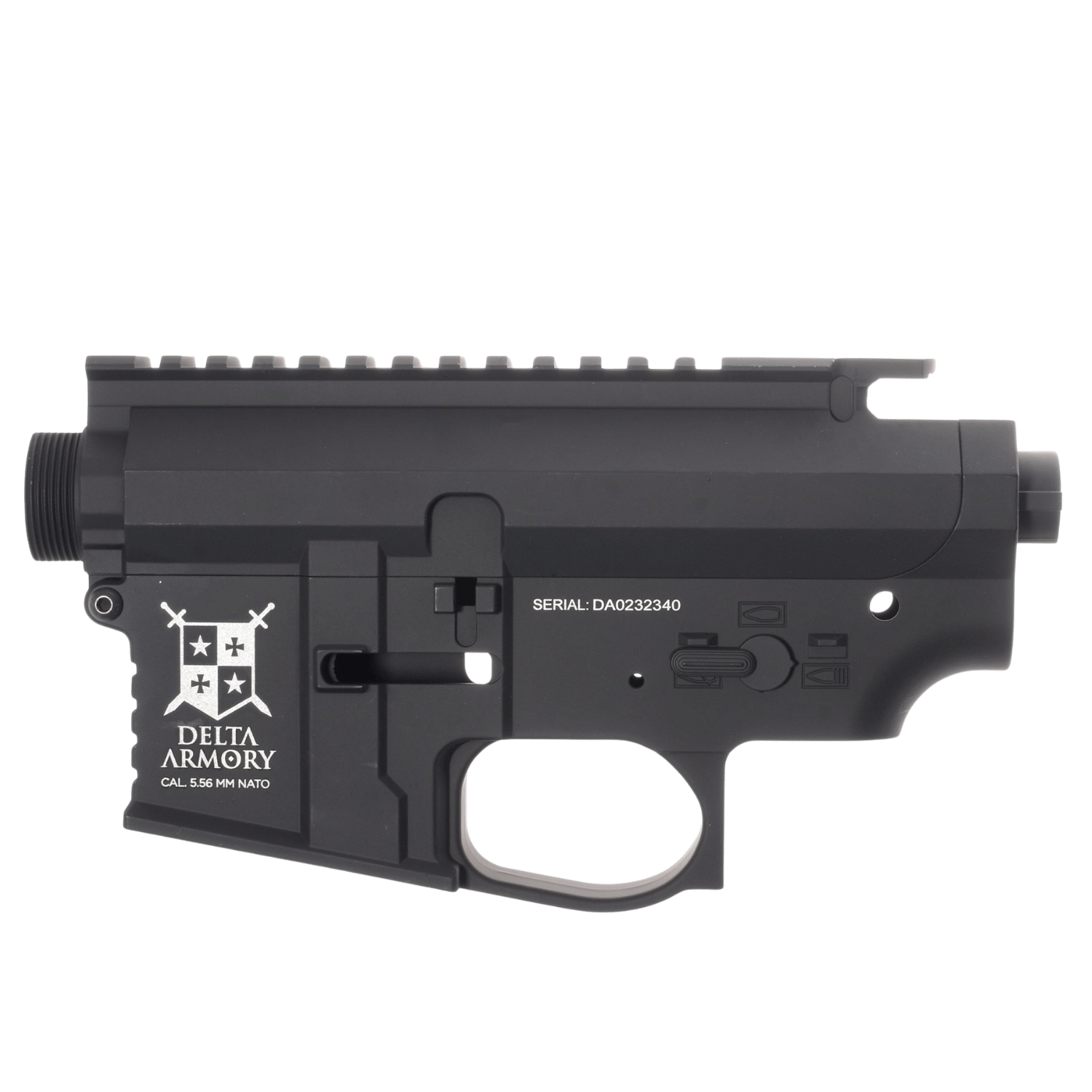 Delta Armory Airsoft M4 tüfek için METAL GÖVDE Siyah