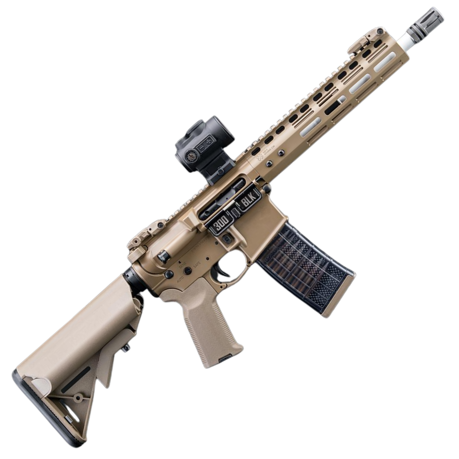 EMG x Noveske N4 Gen 3 CGS Serisi GBB Airsoft Tüfek – CYMA Desert / Tan (102356)