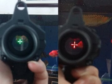 ACOG red and green cross sight-SIYAH ISG8969