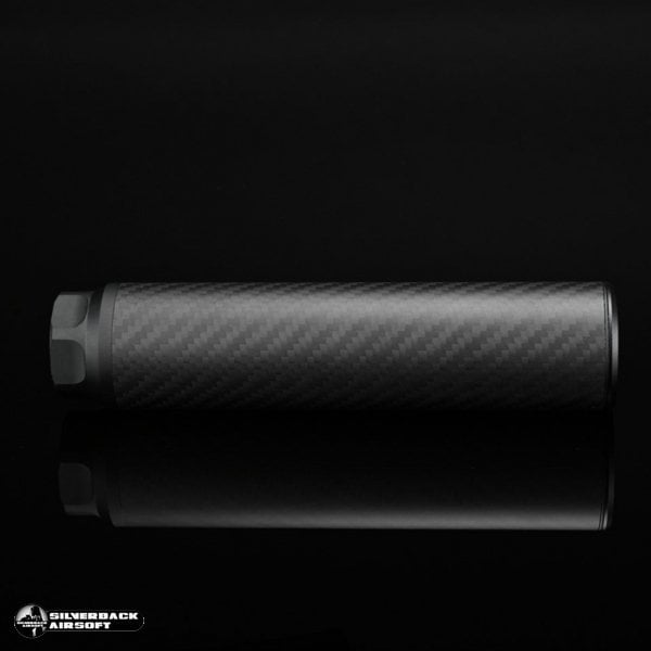SILVERBACK Karbon Dummy Airsoft Susturucu Replika Kısa 24 mm CW