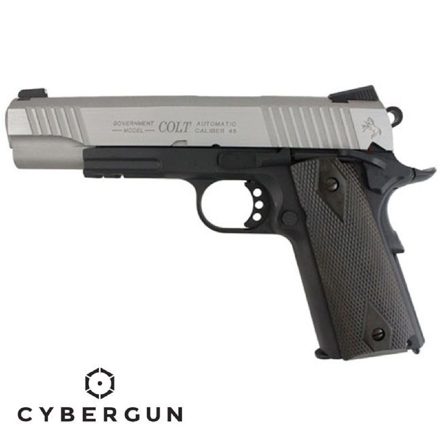 CYBERGUN Colt 1911 Siyah DT CO2 Blowback Airsoft Tabanca