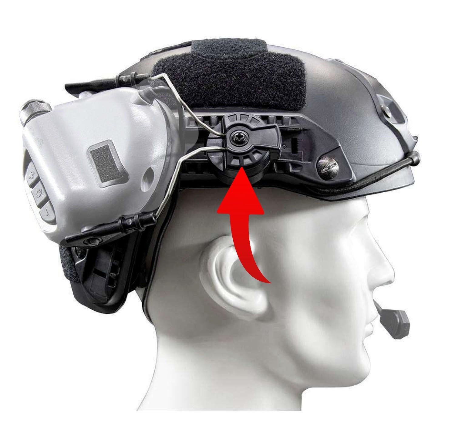 EARMOR Kulaklıklar için ARC Kask Montaj Adaptörü