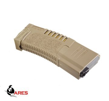 ARES AMOEBA MIDCAP 140BB 5.56 REALISTIC AEG MAGAZINE ŞARJÖR - TAN