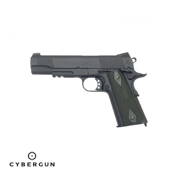 CYBERGUN Colt 1911 Mat Siyah CO2 Blowback Airsoft Tabanca
