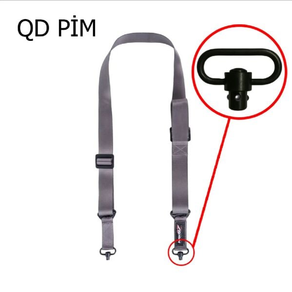 MAMBA MA1 QD ASKI KAYIŞI GRİ