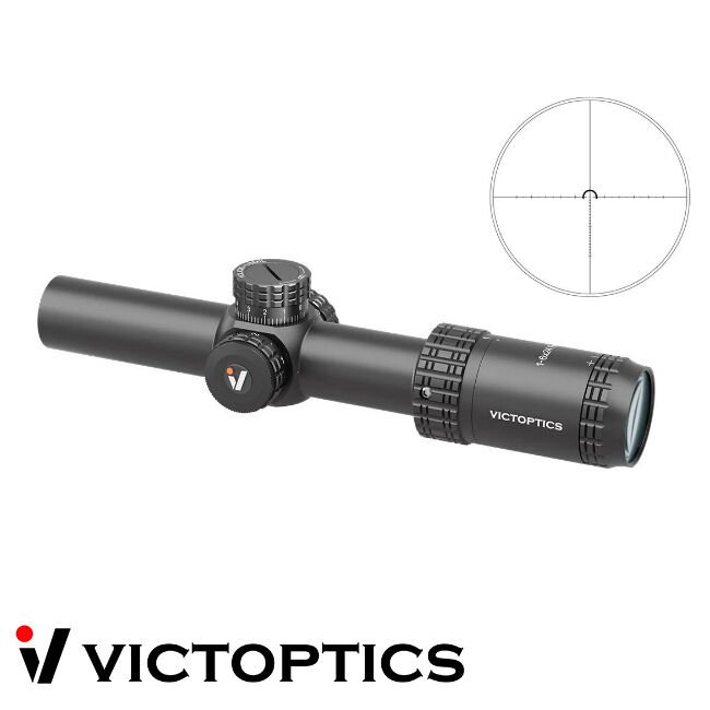 VICTOPTICS S6 1-6X24I FIBER LPVO - AR MOUNT - POWER RING Tüfek