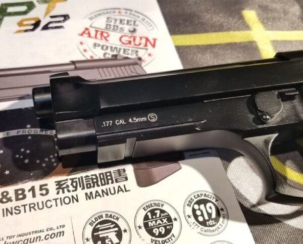 KWC Beretta PT92 (KMB15AHN) 4.5MM Havalı Tabanca