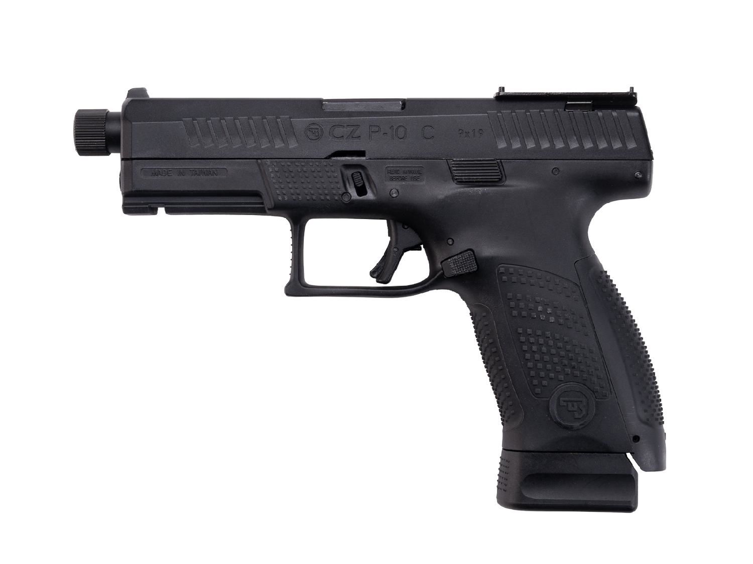 ASG CZ P-10C GBB Airsoft Tabanca (CO2 Versiyon, Optik Plakalı) - Siyah 19593