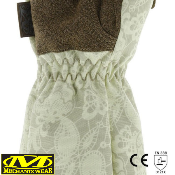 Mechanix Orginal Ethel® Rose Kadın Eldiven (Beyaz/Kahve) ETH-RSE