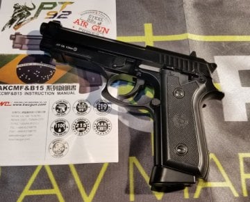 KWC Beretta PT92 (KMB15AHN) 4.5MM Havalı Tabanca