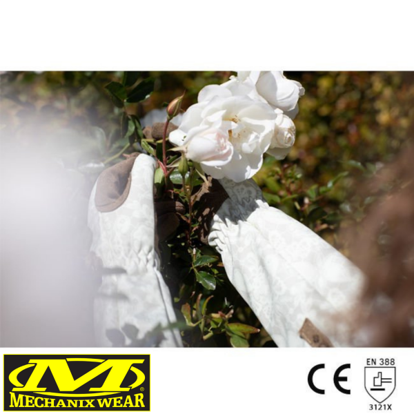 Mechanix Orginal Ethel® Rose Kadın Eldiven (Beyaz/Kahve) ETH-RSE