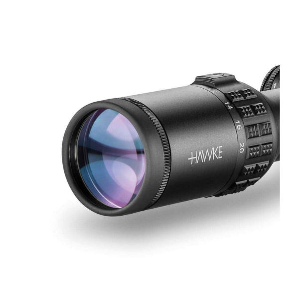 HAWKE SideWinder 30mm SFP 6.5-20x44 20x 1.2 Mil Dot + (Half Mil Reticle) Yivli Tüfek Dürbünü 17150