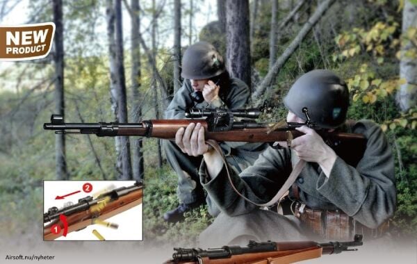 GuayGuay G980 SE AIRSOFT KAR98 SHELL EJECT GBB TÜFEK (GGS-98E-GAS-WNB-NCM)