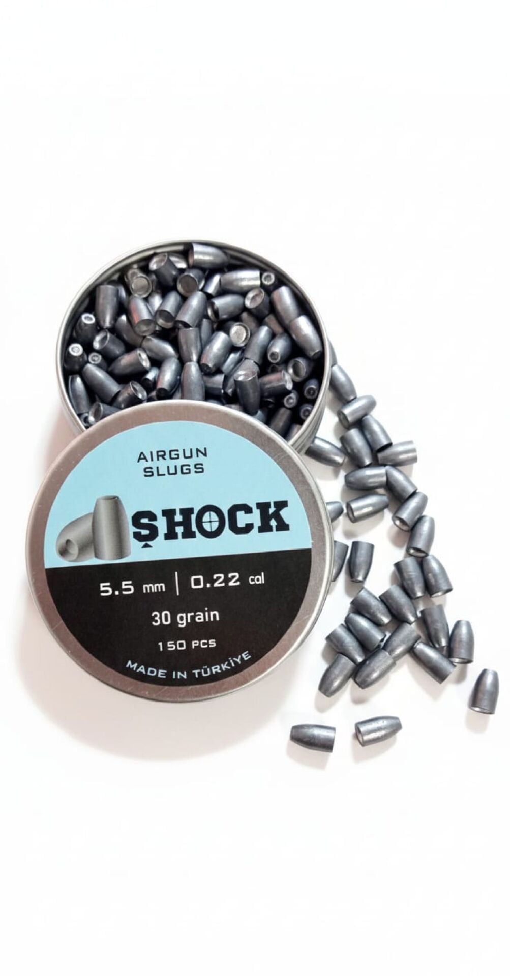 Shock Solid Bullet 5.5 mm 30 Grain 150 PCS Havalı Saçma