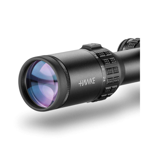 HAWKE SideWinder 30mm FFP 6-24x56 SF (Half Mil Reticle) Yivli Tüfek Dürbünü 17460