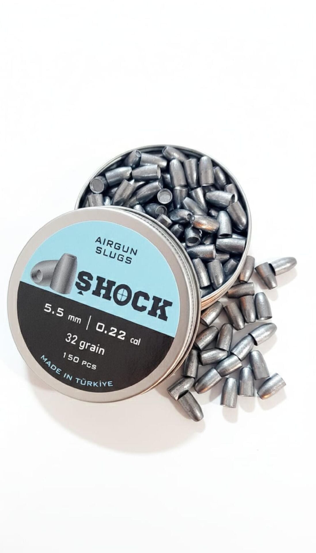 Shock Solid Bullet 5.5 mm 32 Grain 150 PCS Havalı Saçma