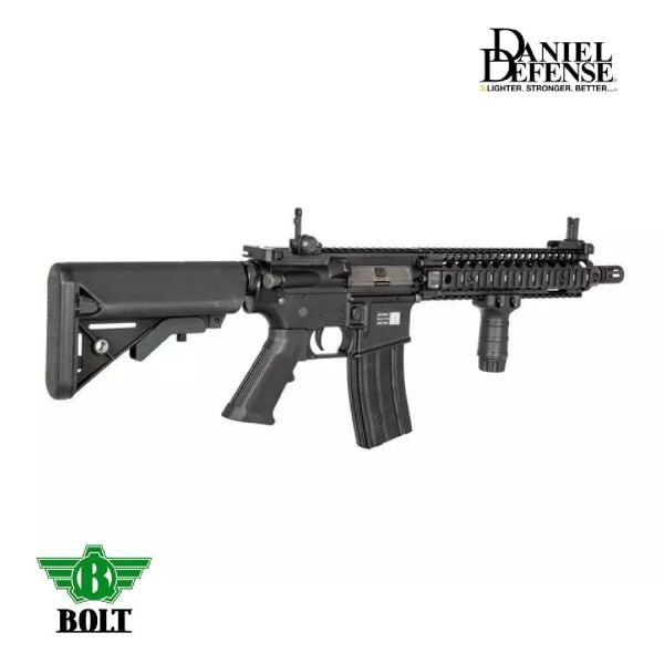 BOLT Daniel Defense Lisanslı DD MK18 MOD1 BRSS Gerçekçi Tepmeli Siyah AEG Airsoft Tüfek