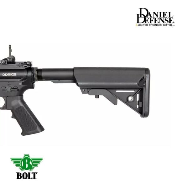 BOLT Daniel Defense Lisanslı DD MK18 MOD1 BRSS Gerçekçi Tepmeli Siyah AEG Airsoft Tüfek